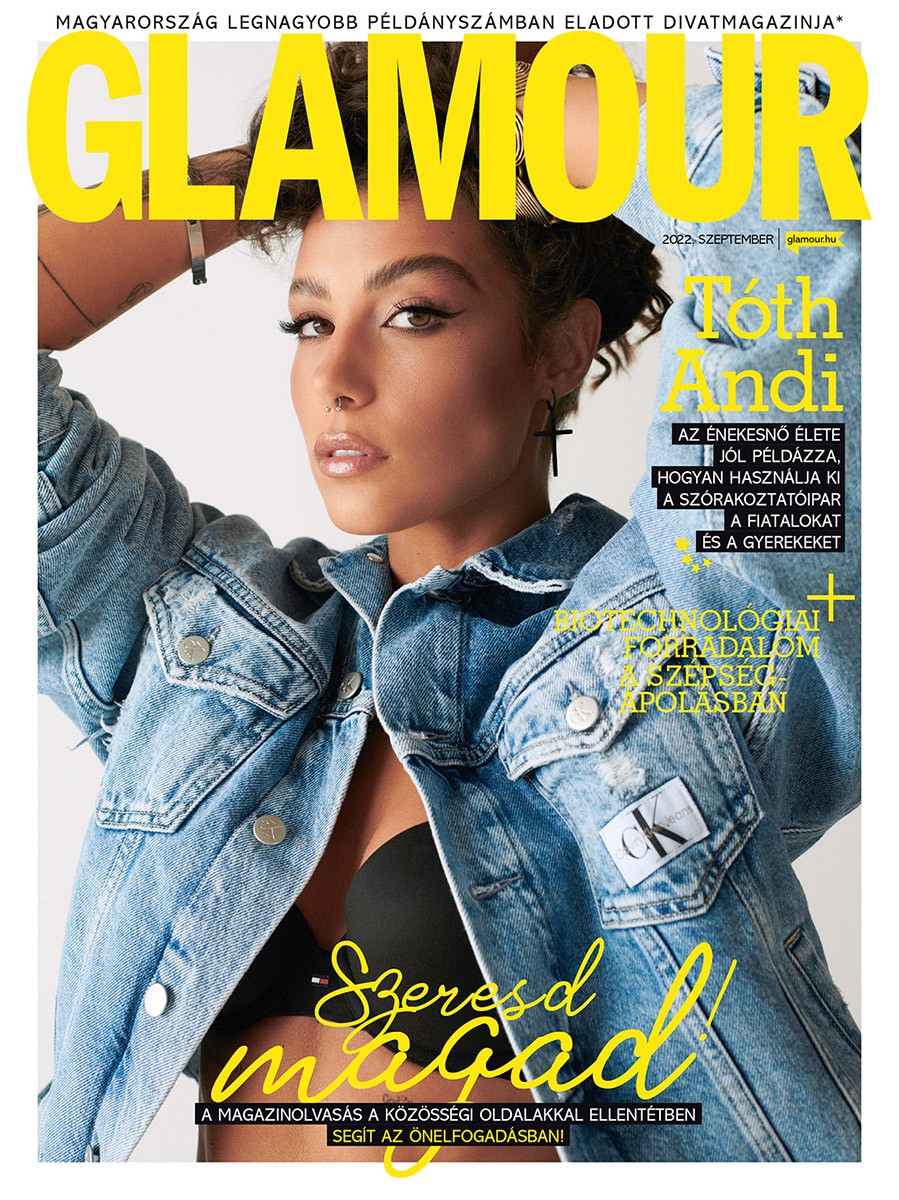 Szerezd be a GLAMOUR magazin szeptemberi számát, címlapon az inspiráló Tóth Andival