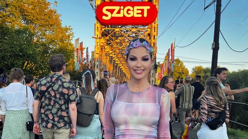Az anyáknak is jár, hogy a Sziget Fesztiválon bulizzanak! Proksa Szandra a férjével randizott a szabadság szigetén