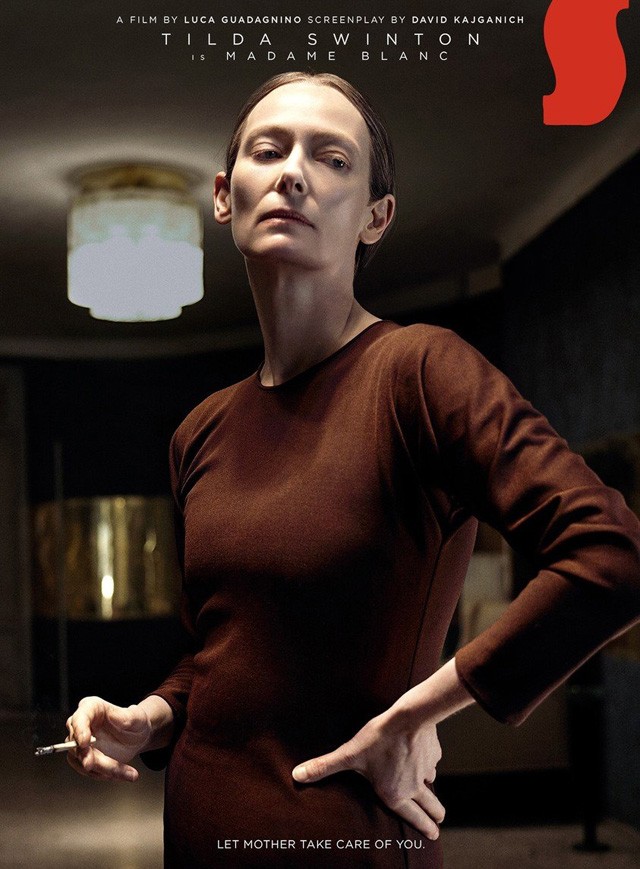Tilda Swinton a Suspiria plakátján