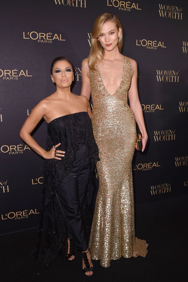 eva longoria, karlie kloss, blake lively, loreal paris, women of worth, modell magasság