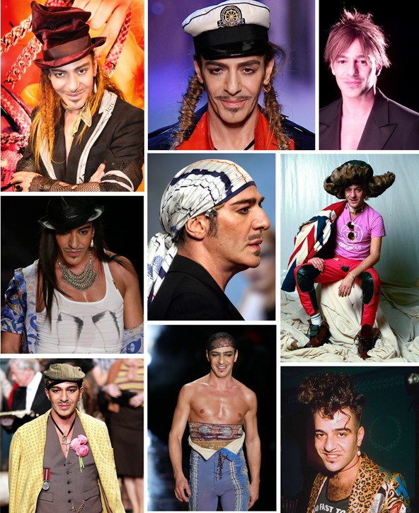 1984-es pályakezdése óta John Galliano rengeteg arcát mutatta meg a világnak, és nemcsak a kollekcióin keresztül, hanem a szó szoros értelmében is.