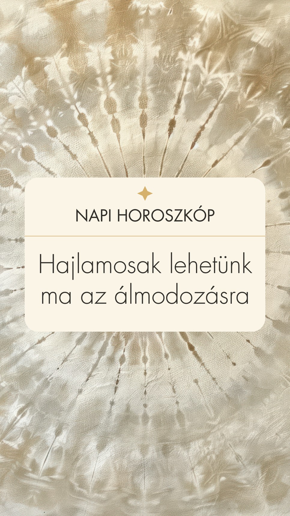 Napi horoszkóp: ezt ígérik mára a csillagok