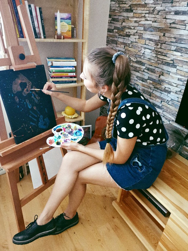 Nági ma kreatív hobbiját mutatta meg nekünk