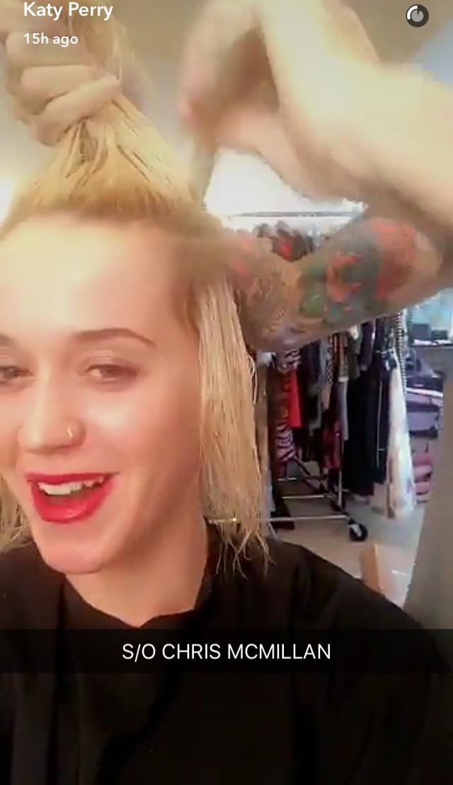 Katy Perry rövid haj