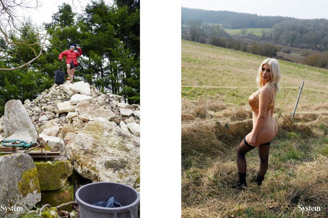 Kim Kardashian szőke hajjal fehérneműben pózolt