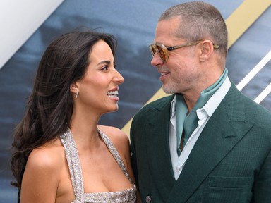 Brad Pitt és Ines de Ramon szerelmes fotóitól elolvadunk, valósággal ragyognak az esküvői fotókon