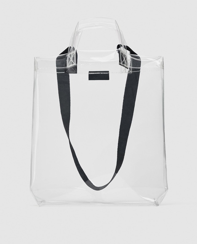 Áttetsző táska ZARA 4995 Ft