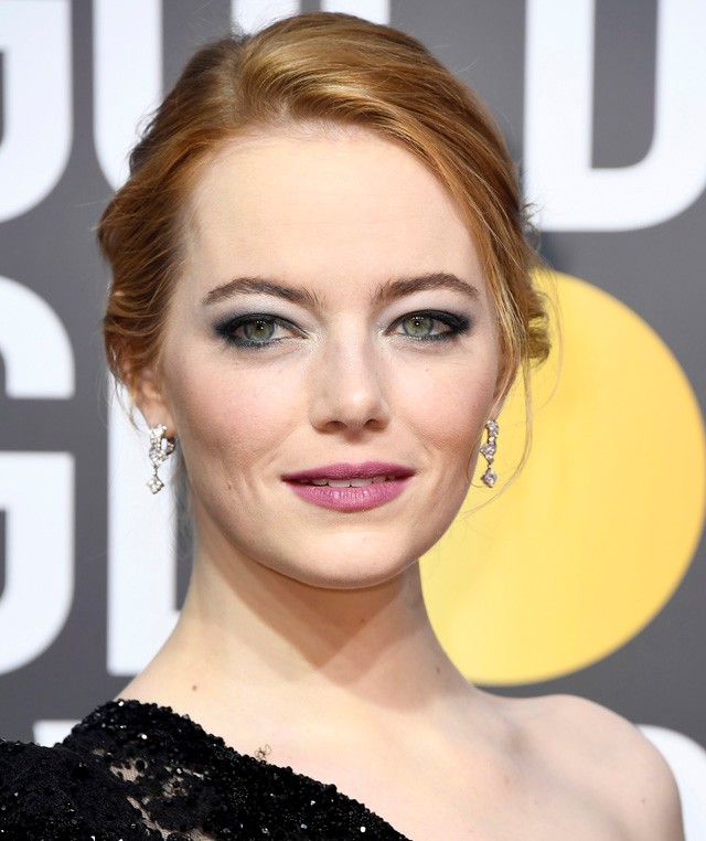 Emma Stone sminkje a Golden Globe gálán