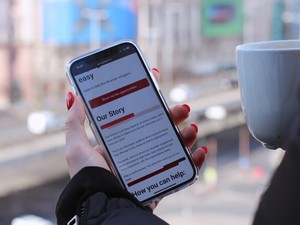 Hogysegits nevű online platform az ukrán háború áldozatainak támogatására
