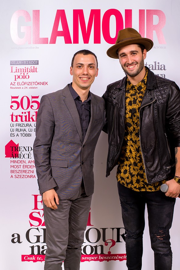 Király Viktor a GLAMOUR és az ARÉNA Pláza közös Stylistversenyén