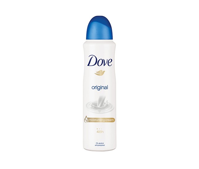 Dove Original női izzadásgátló aeroszol 1099 Ft/150 ml (7,32 Ft/1 ml)