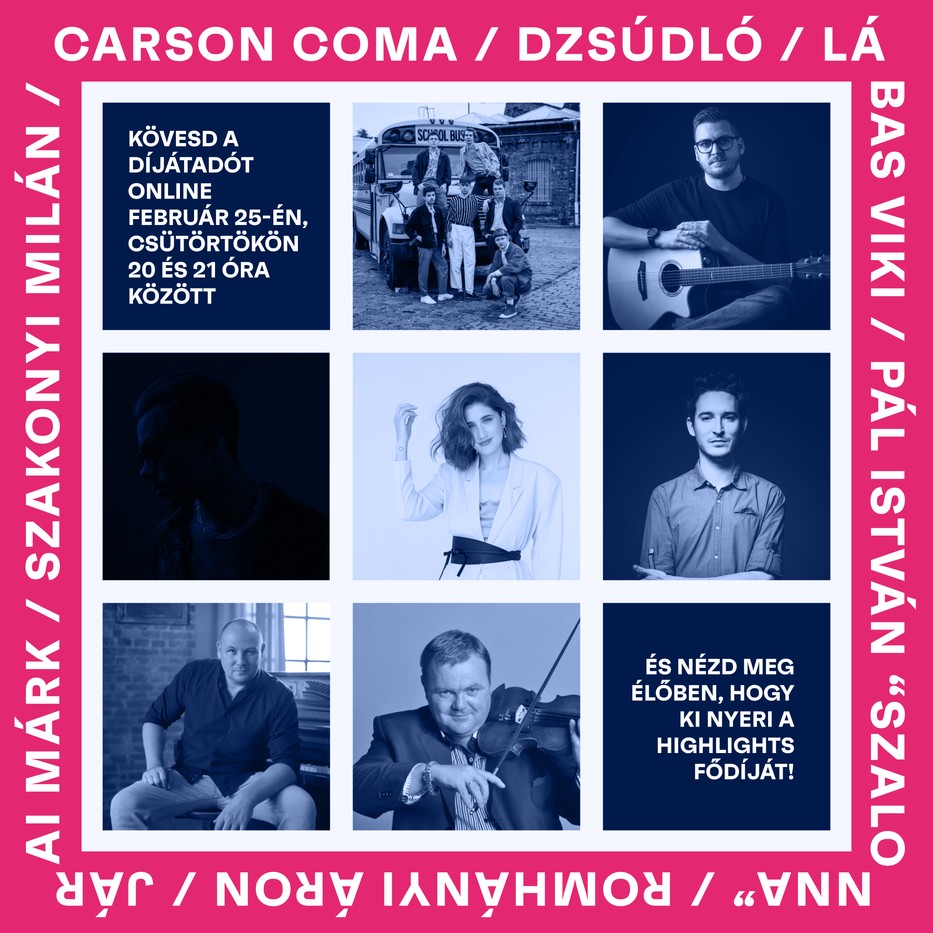 Ha hiányoznak az élő koncertek, kapcsolj a Highlights of Hungary díjátadójára!