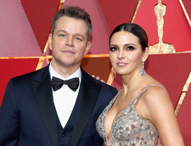 Luciana Barroso és Matt Damon