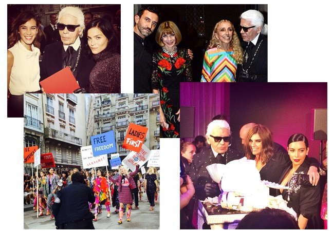 Lagerfeld és bókoló hadak