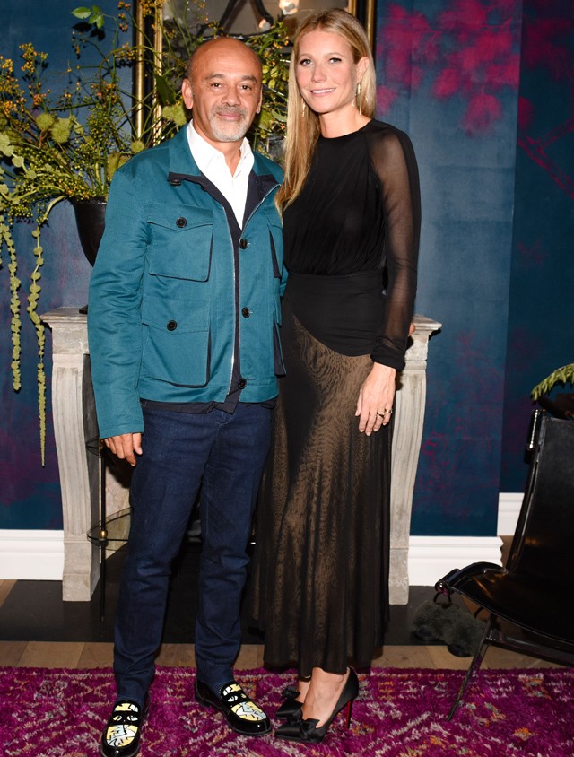 Christian Louboutin és Gwyneth Paltrow