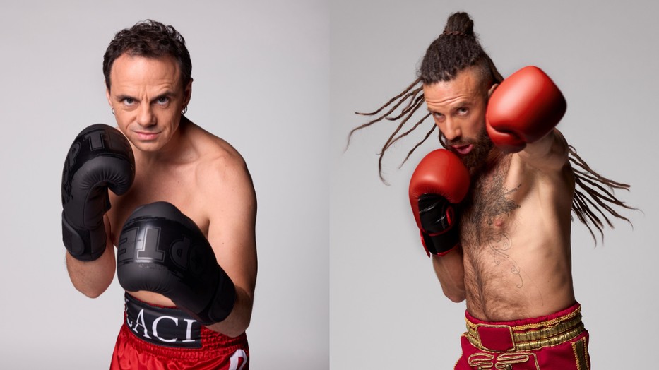 A Sztárbox nyolcadik adásának első mérkőzésén Sánta Laci és Varga Viktor mérte össze erejét