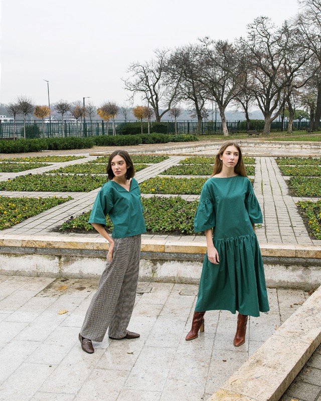 Vetlényi Alma divattervező a természet megőrzésére szólít fel fenntartható Bauhaus kollekciójával