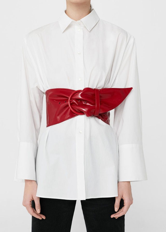 Piros öv MANGO 2995 Ft- mango.com