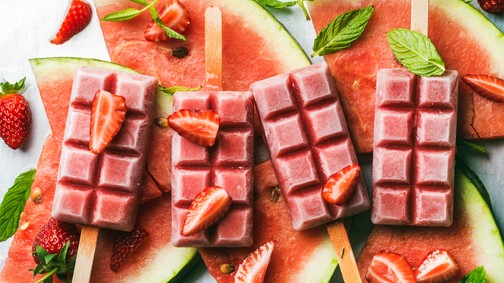 Hűsítő görögdinnyés, epres jégkrém - Napi recept