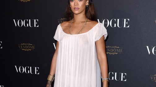 Rihanna aludni ment a Vogue partijára