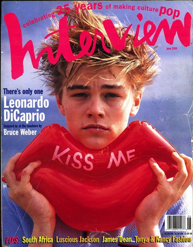 Leonardo DiCaprio híres Interview címlapja 1994-ből, Bruce Weber fotója