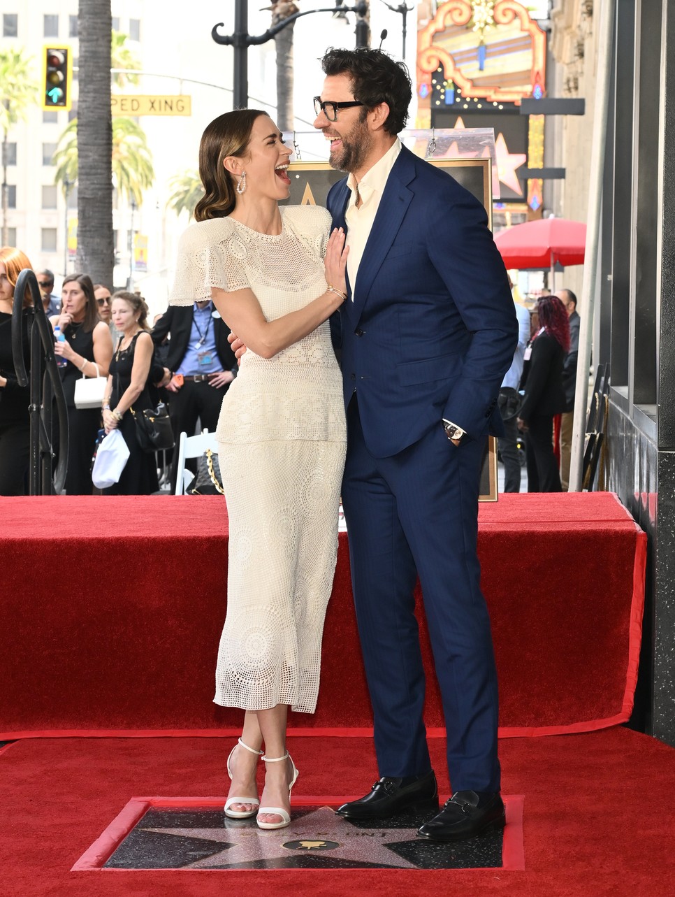 Emily Blunt és férje, John Krasinski 