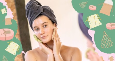 A törölközőből készült vattakorong szuper első lépés egy zöldebb fürdőszoba felé