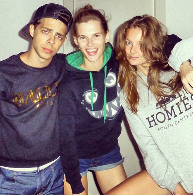 Éder Krisztián összefutott Mihalik Enikővel New Yorkban.