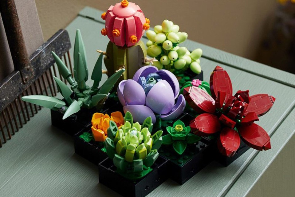  A Lego Botanical Collection egyik új darabja a "Succulents", amelyben pozsgás növények rakhatók ki