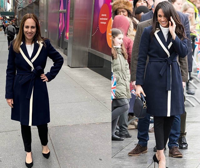 Ez a nő fillérekből koppintotta le Meghan Markle ruhatárát