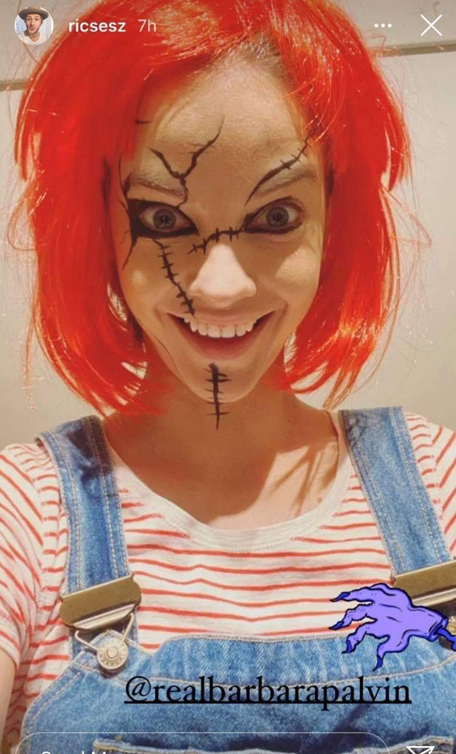 Palvin Barbi halloweeni jelmeze
