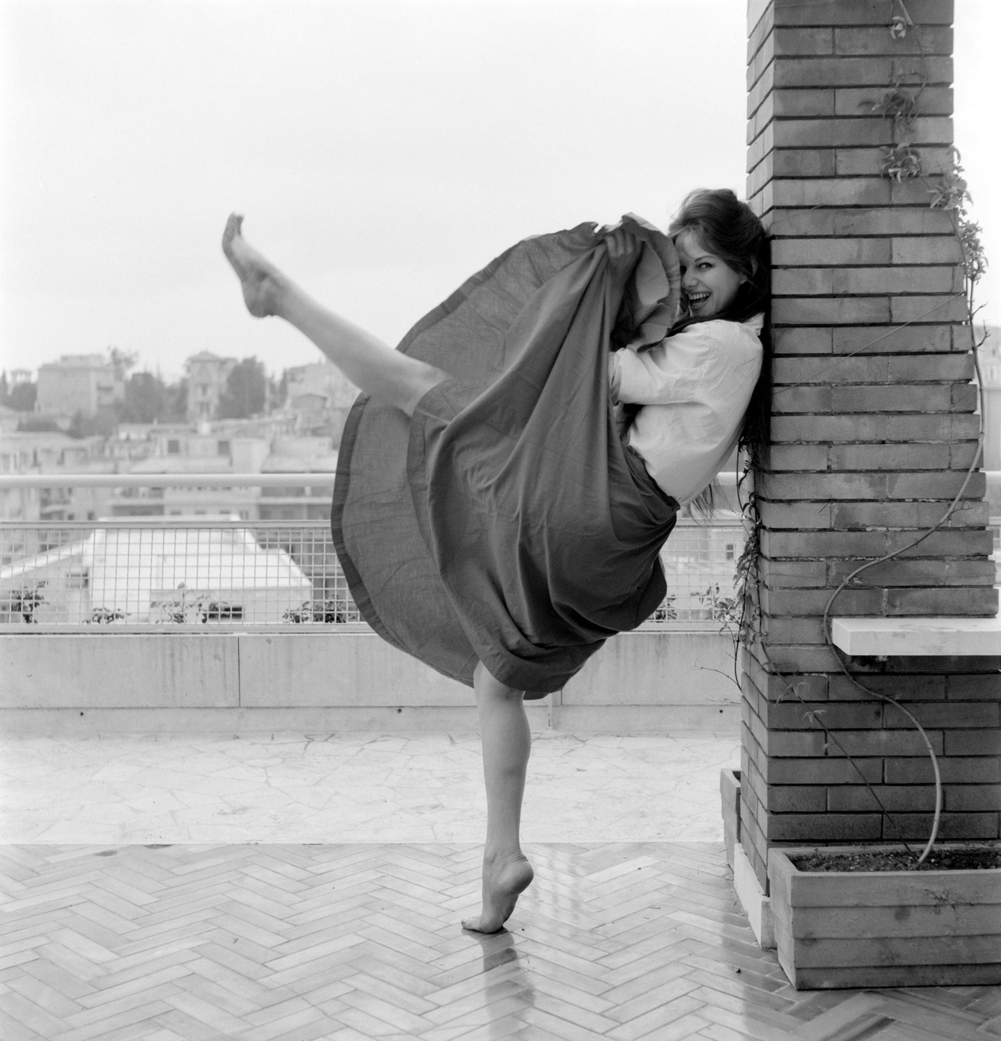 A színésznőből egyszerre áradt a nőiesség, az elegancia és az energikusság. (1958) 