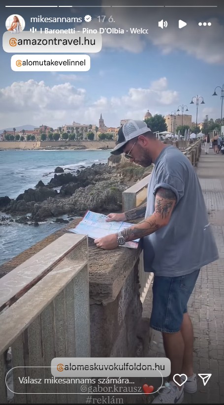 Krausz Gábor januárban kérte meg Mikes Anna kezét