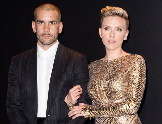 Scarlett Johansson és férje, Romain Dauriac