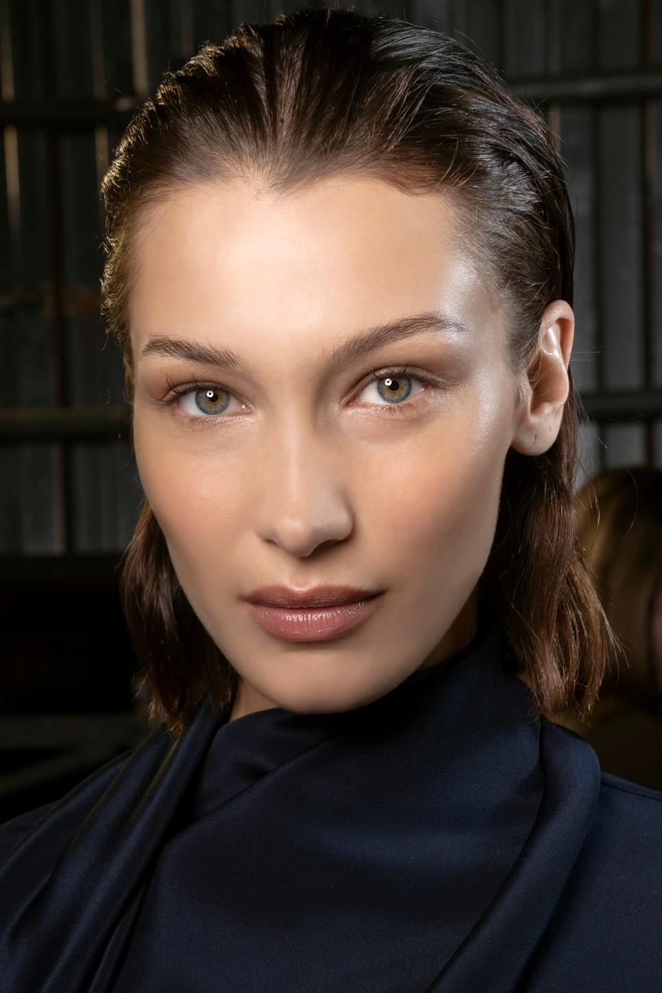 Bella Hadid a Boss bemutatóján