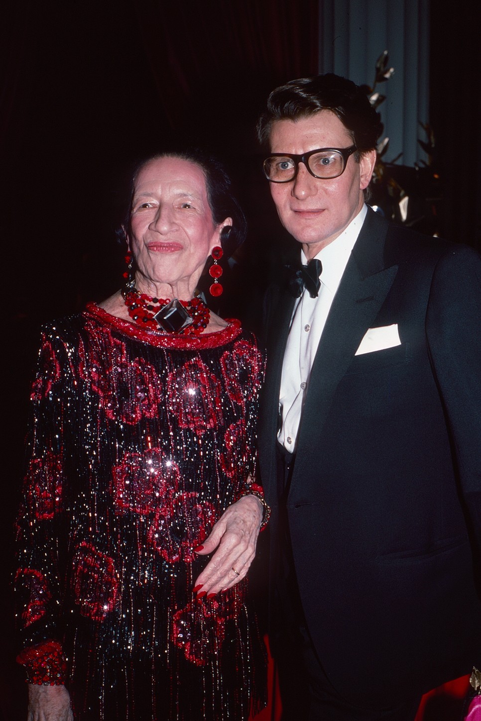 Diana Vreeland Yves Saint Laurent-nal 1983-ban
