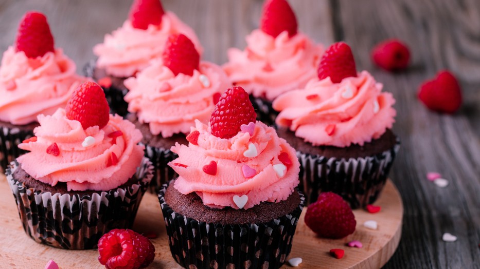 Napi recept: Csokis-málnás cupcake