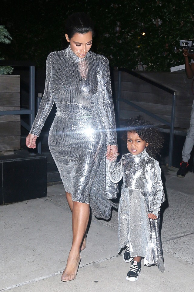 kim kardashian, north west, kim kardashian gyereke, new york, street style