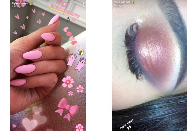 Kylie Jenner pink snapjei
