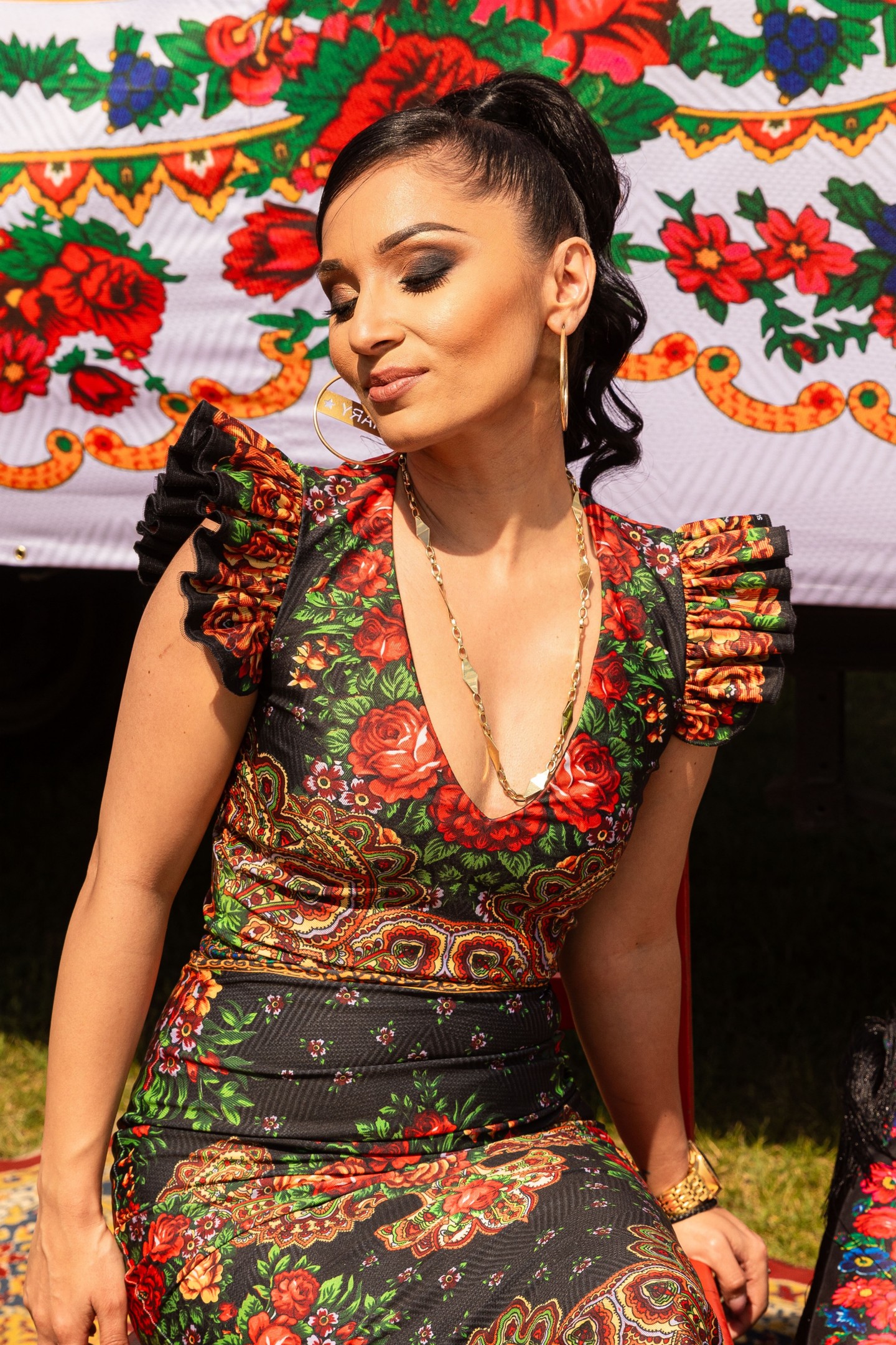 Nótár Mary a Sugarbird gypsy kollekciójának egyik gyönyörű darabjában  Fotó: Kovács Natália/Sugarbird