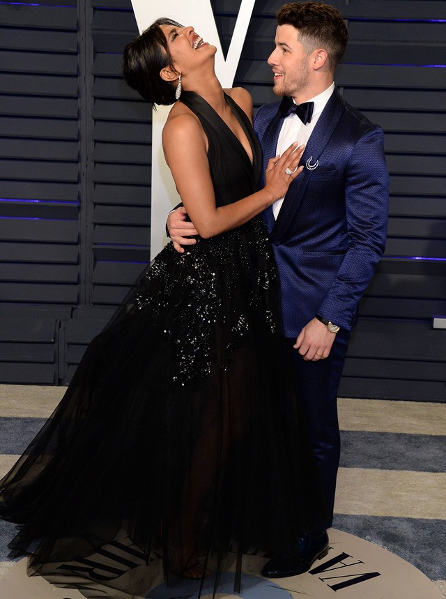 Priyanka Chopra és Nick Jonas az Oscar afterpartin