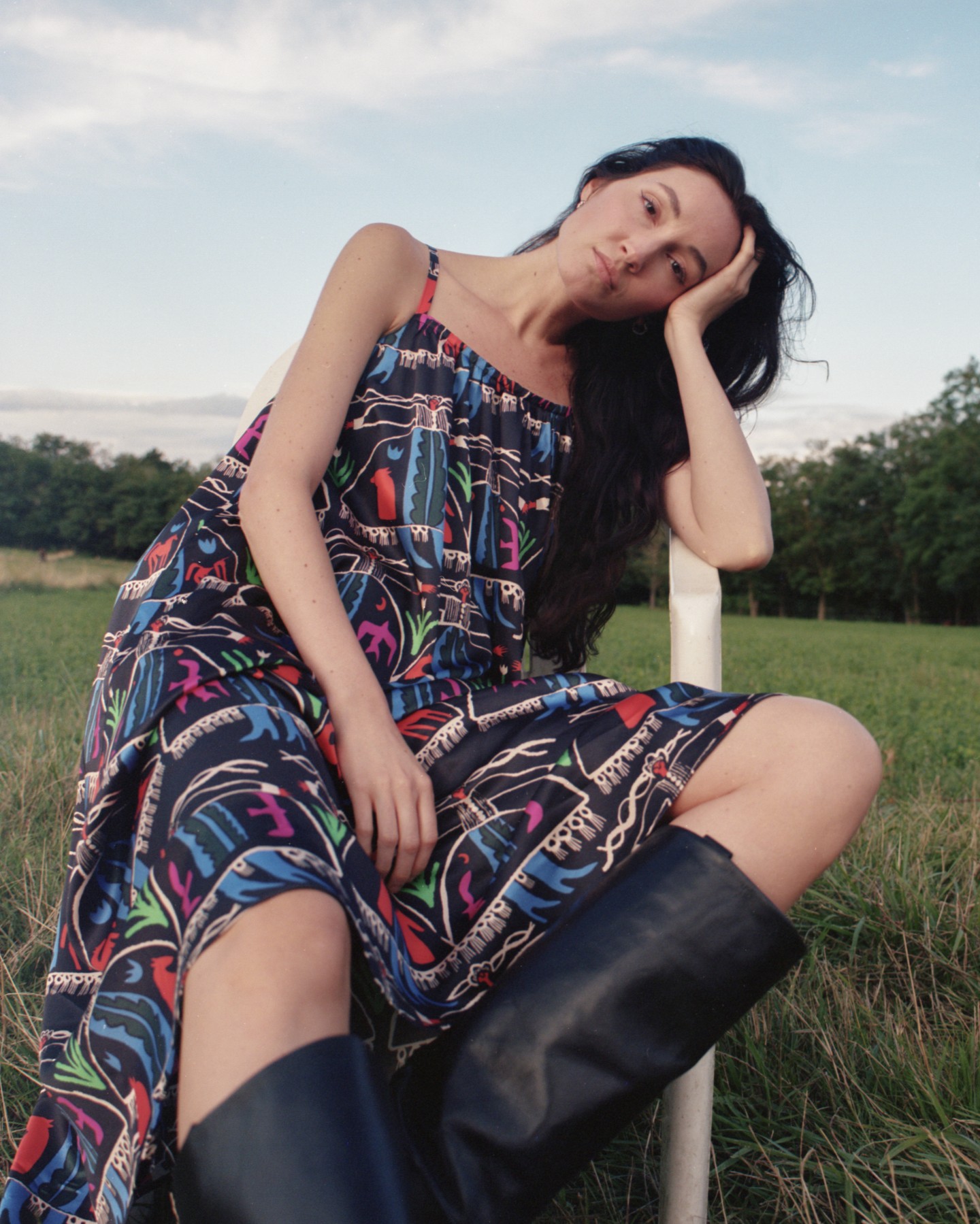 Eged Enikő illusztrációi – folklór motívumok kortárs újraértelmezésben, amelyek alapját adták a tomcsányi közös mintáinak fotó: Szécsi Noémi