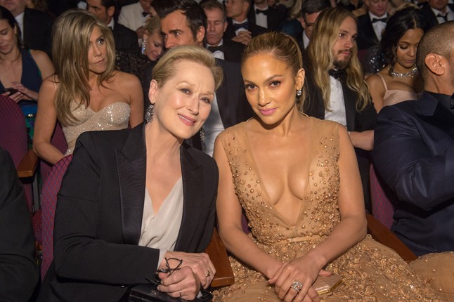 Micsoda páros: Jennifer Lopez Mery Streep mellett ült.