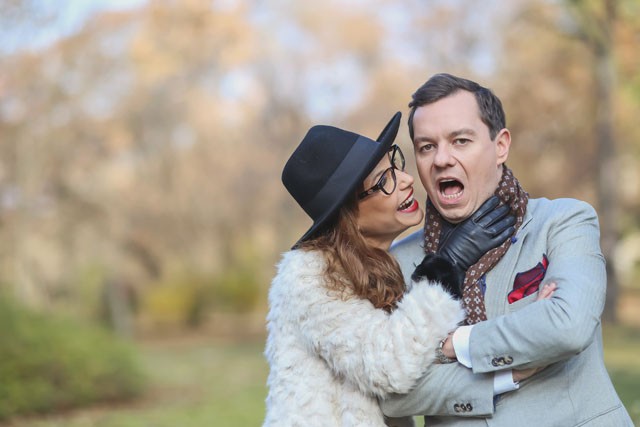 Pataki Szilvi valódi szőrme nélkül is dögös