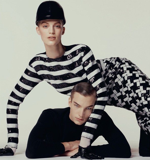 Axente Vanessa elbűvölő mosolya az olasz Vogue-ban