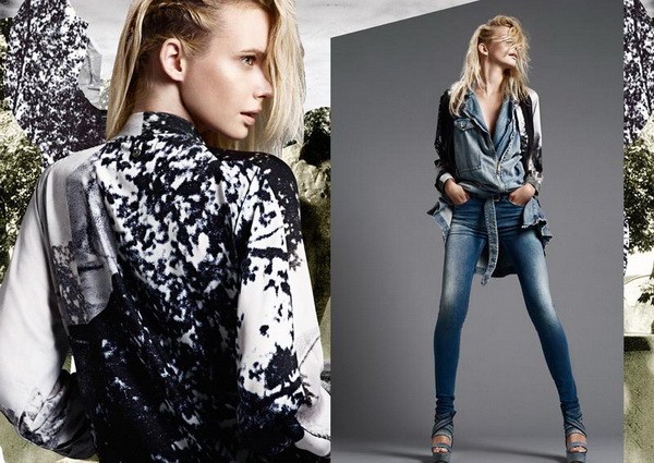 Srej Zsófi a Diesel lookbookjában