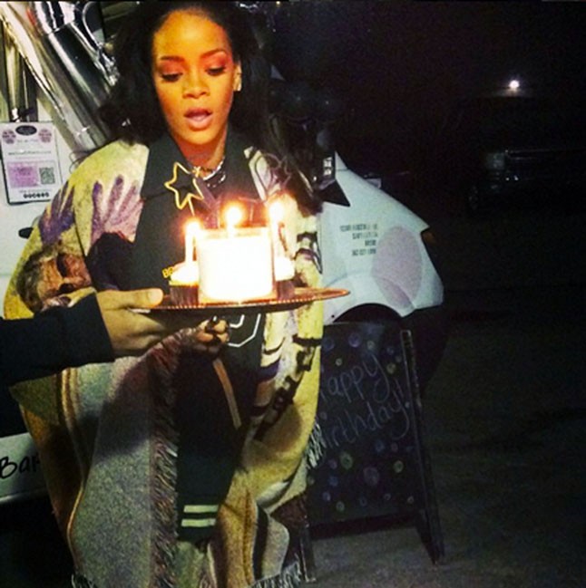 Ilyen volt Rihanna 27. születésnapja