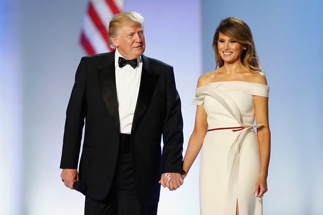 Donald Trump, Melania Trump beiktatás
