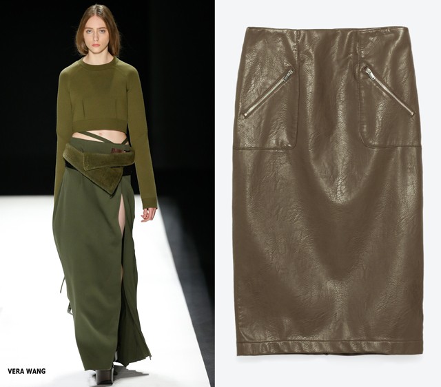 military stílus, szoknya