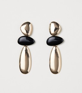 Arany és fekete színű fülbevaló H&M 1990 Ft